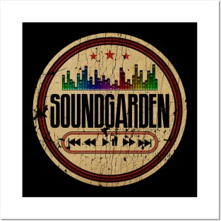 Graphic Soundgarden Name Retro Distressed Cassette Tape Vintage Posters and Art